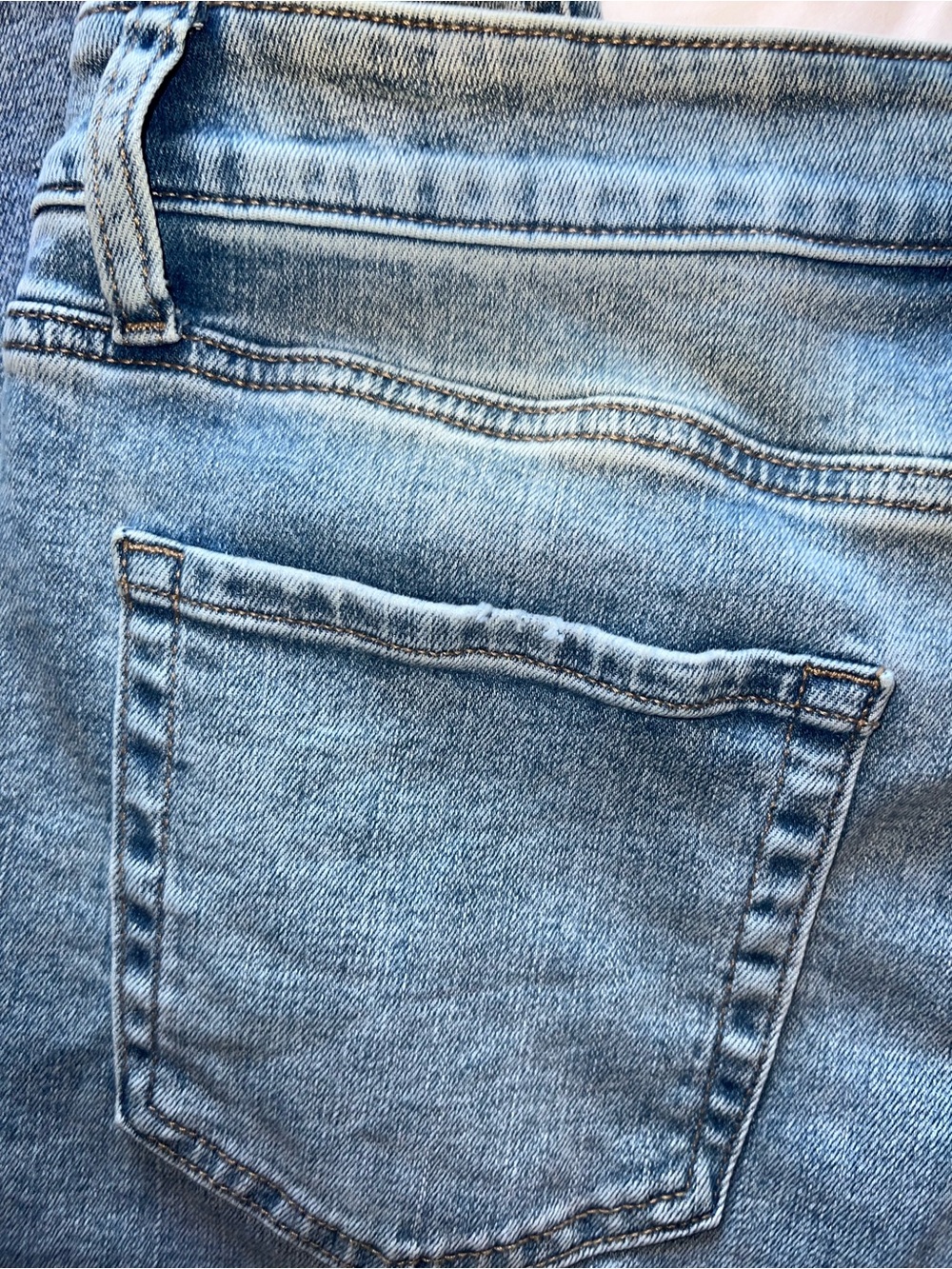 M Jeans by Maurices High Rise Slim Straight Ankle Distressed Jeans Size 14 Short - Picture 13 of 16